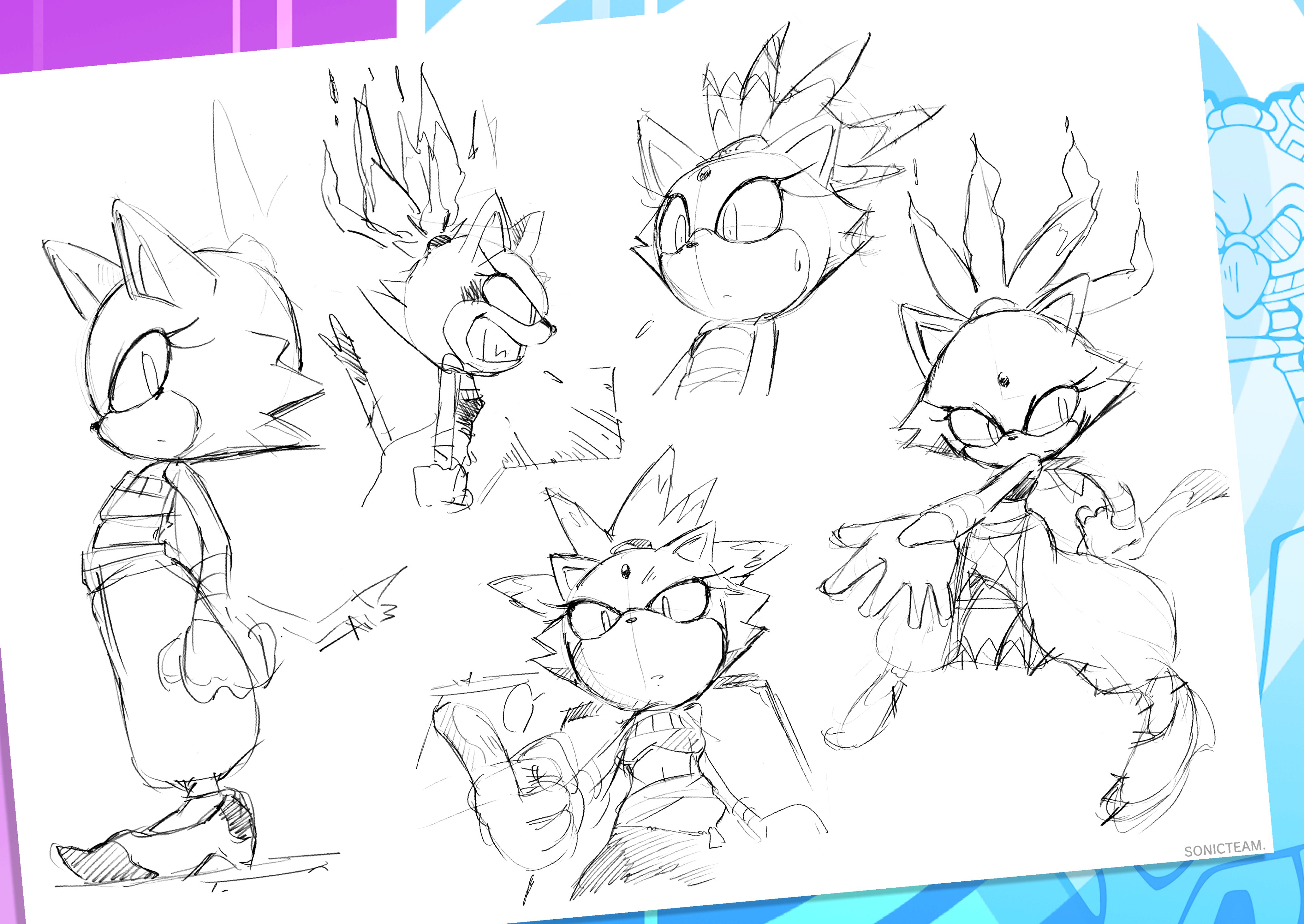 Concept Art ~ Blaze the Cat