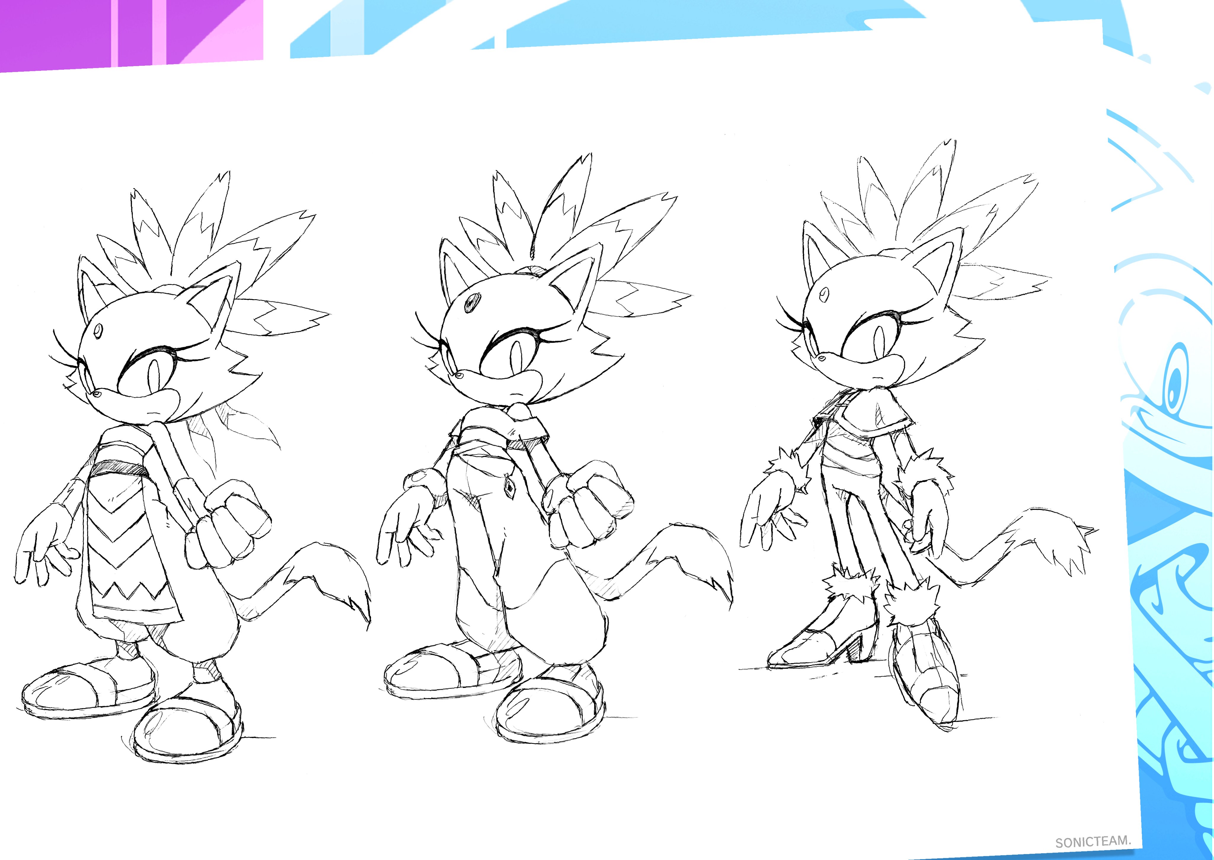 Concept Art ~ Blaze the Cat